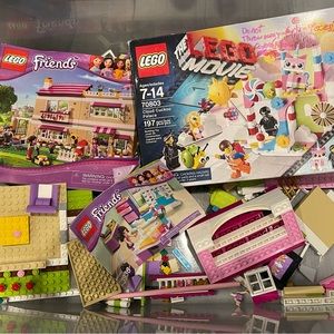 LEGOS Sets! 
3 sets Lego Movie 70803, Lego Friends 3315 & Lego Friends 3936